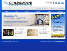 Tablet Screenshot of crystalmount.co.za